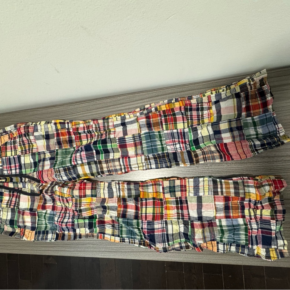 J.Crew Plaid Patchwork Pants
